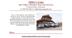 Desktop Screenshot of millerslimo.com